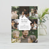 Elegant Home Photo Collage Moving Aankondiging (Staand voorkant)