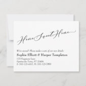 Elegant Home Sweet Home Nieuw adres Aankondiging (Voorkant)