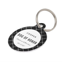 Elegant Hondenhond Schattige Gepersonaliseerde Hon