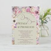 Elegant Honey Floral Arch Summer Vrijgezellenfeest Kaart (Staand voorkant)