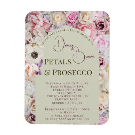 Elegant Honey Floral Arch Summer Vrijgezellenfeest Magneet