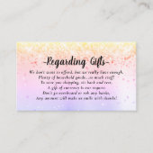 Elegant Honeymoon Fund vrijgezellenfeest of bruilo Informatiekaartje (Voorkant)