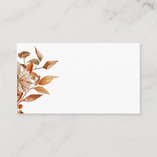 Elegant Honeymoon Wish Enclosure Kaart (Achterkant)