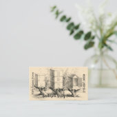 Elegant Honing Bijen Hives Visitekaartje (Staand voorkant)