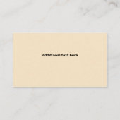 Elegant Honing Bijen Hives Visitekaartje (Achterkant)