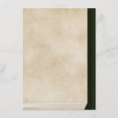 Elegant  Hoofdstukpagina Bruiloft Kaart Invoegen (Achterkant)