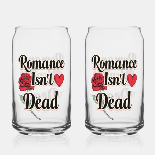 Elegant Hopeless Romantic Quote Blikvorm Glas (Voorkant)
