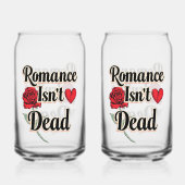 Elegant Hopeless Romantic Quote Blikvorm Glas (Achterkant)