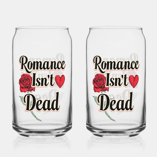 Elegant Hopeless Romantic Quote Blikvorm Glas (Achterkant)