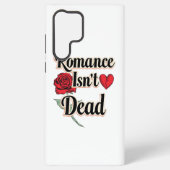 Elegant Hopeless Romantic Quote Samsung Galaxy Hoesje (Achterkant)