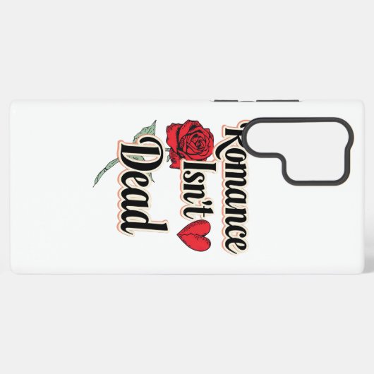 Elegant Hopeless Romantic Quote Samsung Galaxy Hoesje (Achterkant horizontaal)