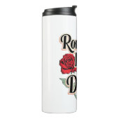 Elegant Hopeless Romantic Quote Thermosbeker (Gedraaid links)