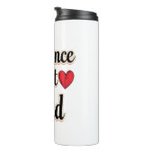 Elegant Hopeless Romantic Quote Thermosbeker (Geroteerd rechts)