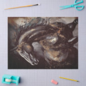 Elegant Horse Art Abstract Ink Tissuepapier (Craft)