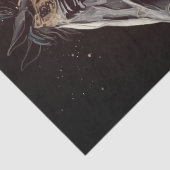 Elegant Horse Art Abstract Ink Tissuepapier (Detail)