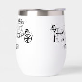 Elegant Horse Drawn Wedding Wagon Monogram (Links)