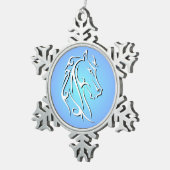 Elegant Horse Head Ornament (Rechts)