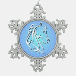 Elegant Horse Head Ornament