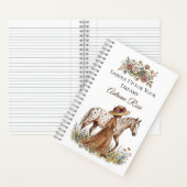 Elegant Horse Lover Notitieboek (Binnen)