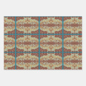 Elegant Horse Mirror Brown/Gold + Zee Bed Green Inpakpapier Vel (Voorkant 2)