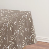 Elegant Horse Pattern on Beige Tafelkleed (Voorbeeld)