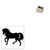 Elegant Horse Pet Animal Personal Stationery Kinde Rubberstempel (Gestempeld)