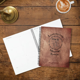 Elegant Horse Ranch Business Customizable Logo Planner