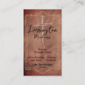 Elegant Horse Ranch Cross QR Code Visitekaartje (Voorkant)