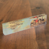 ELEGANT HORSE RIDING NAAMBORDJE (Zijkant)