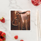 Elegant Horse Saddle Paper Napkin Servet (Insitu)