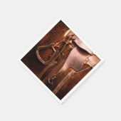 Elegant Horse Saddle Paper Napkin Servet (Hoek)