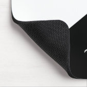 Elegant Horse Silhouettes op zwart-wit Muismat (Hoek)