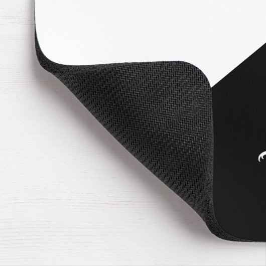 Elegant Horse Silhouettes op zwart-wit Muismat (Hoek)