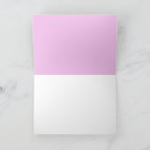 Elegant Horse Stripes Brown/ Gold + Smile roze Kaart (Binnen)