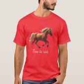 Elegant horse t-shirt (Voorkant)