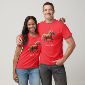 Elegant horse  t-shirt (Unisex)