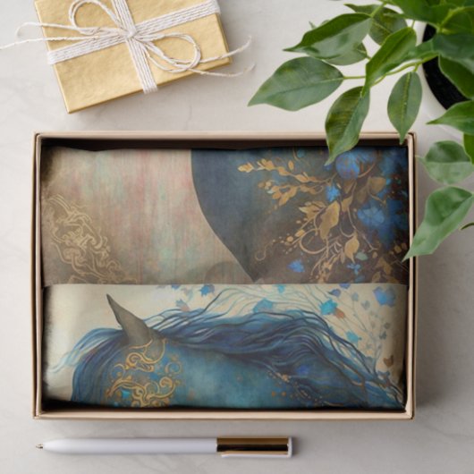 Elegant Horse Tissuepapier (Geschenk)