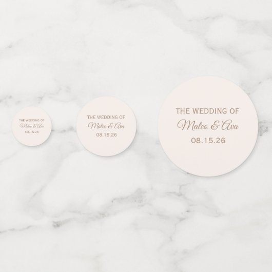 Elegant Horses Custom Trouwtafel Confetti (Achterkanten)