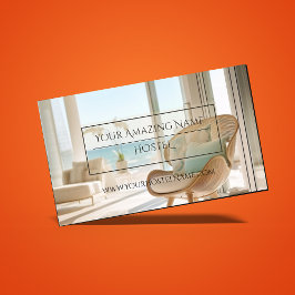 Elegant hostel foto delicate stijlvol helder visitekaartje
