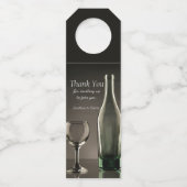 Elegant Hostess Gift Wine Fles Hanger (Voorkant)