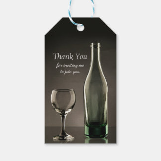 Elegant Hostess Holiday Wine Bottle Gift Label Cadeaulabel