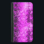 Elegant Hot Pink DiscoBall Glitter & Sparkles<br><div class="desc">Elegant opwindtoon zwart accent retro disco-ball glitter en sparkles. Beschikbaar op andere producten. Volledig aanpasbaar sjabloon voor visitekaartjes.</div>