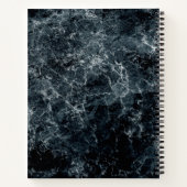 Elegant Hot Pink en Marble Sketch Book Notitieboek (Achterkant)