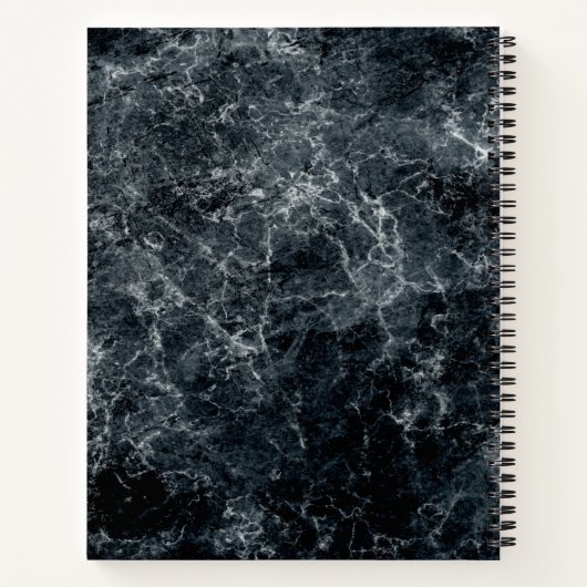 Elegant Hot Pink en Marble Sketch Book Notitieboek (Achterkant)