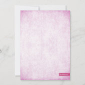 Elegant Hot Pink Glitter 21ste verjaardag Kaart (Achterkant)