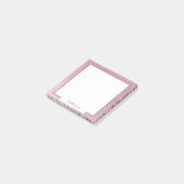 Elegant Hot Pink Lavendel Metallic Shine Post-it® Notes (Schuin)