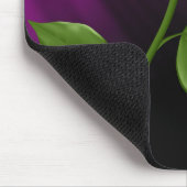 Elegant Hot Pink Roos Flower Muismat (Hoek)