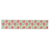 Elegant hot red pink preppy Christmas table runner Medium Tafelloper (Horizontaal)