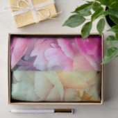Elegant, hot-roze en crèmepapier voor peonies tissuepapier (Geschenk)