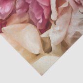 Elegant, hot-roze en crèmepapier voor peonies tissuepapier (Detail)